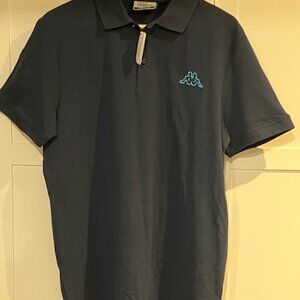 Kappa Original Sports / Golf Shirt Large Navy Blue Large